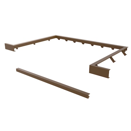 Vestil Dockleveler Option-Curb Angle Set, 7x6, PR CAS-76